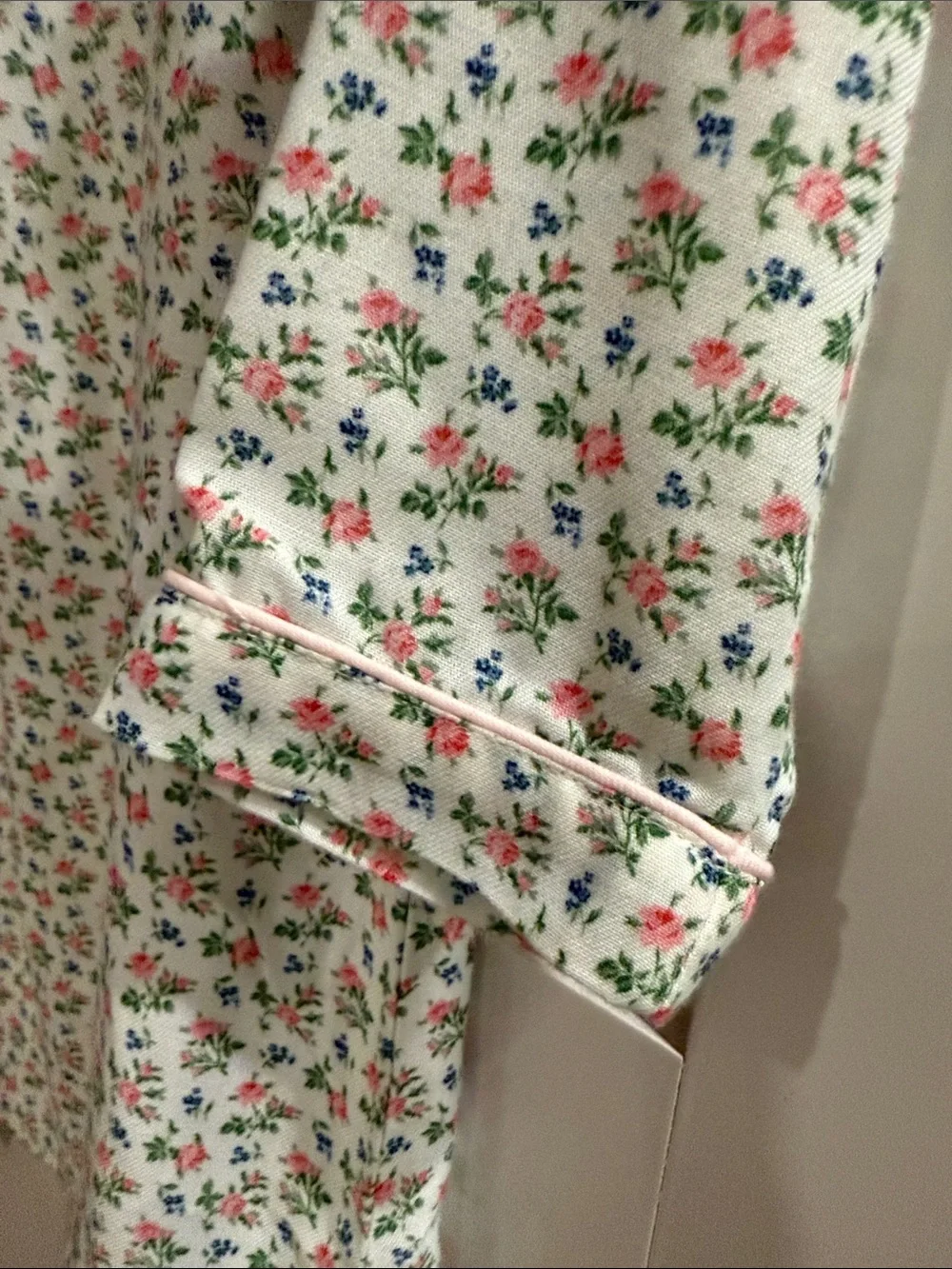 Polo by Ralph Lauren Kids White Floral Long-Sleeve Pajama Nightgown